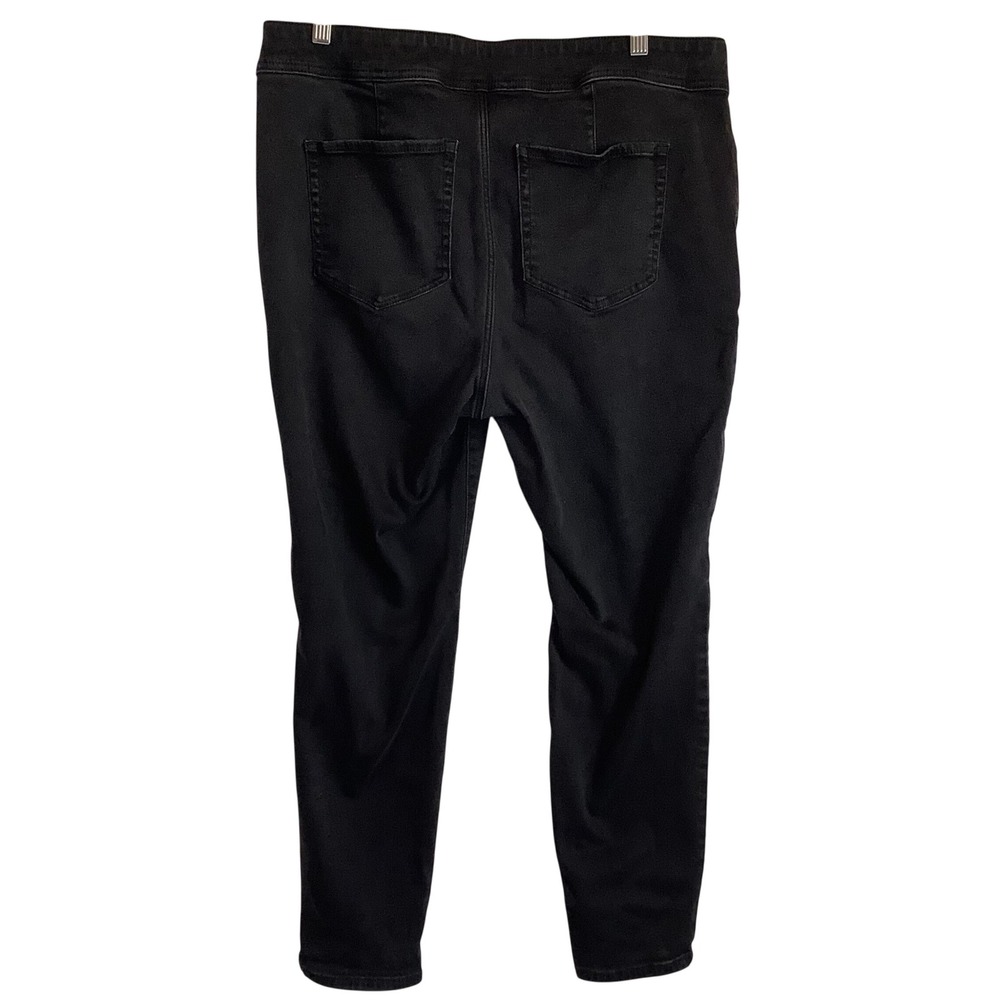 Lane Bryant Black‎ High Rise Super Stretch 3 Button Jegging Plus Size 18 - Picture 7 of 8